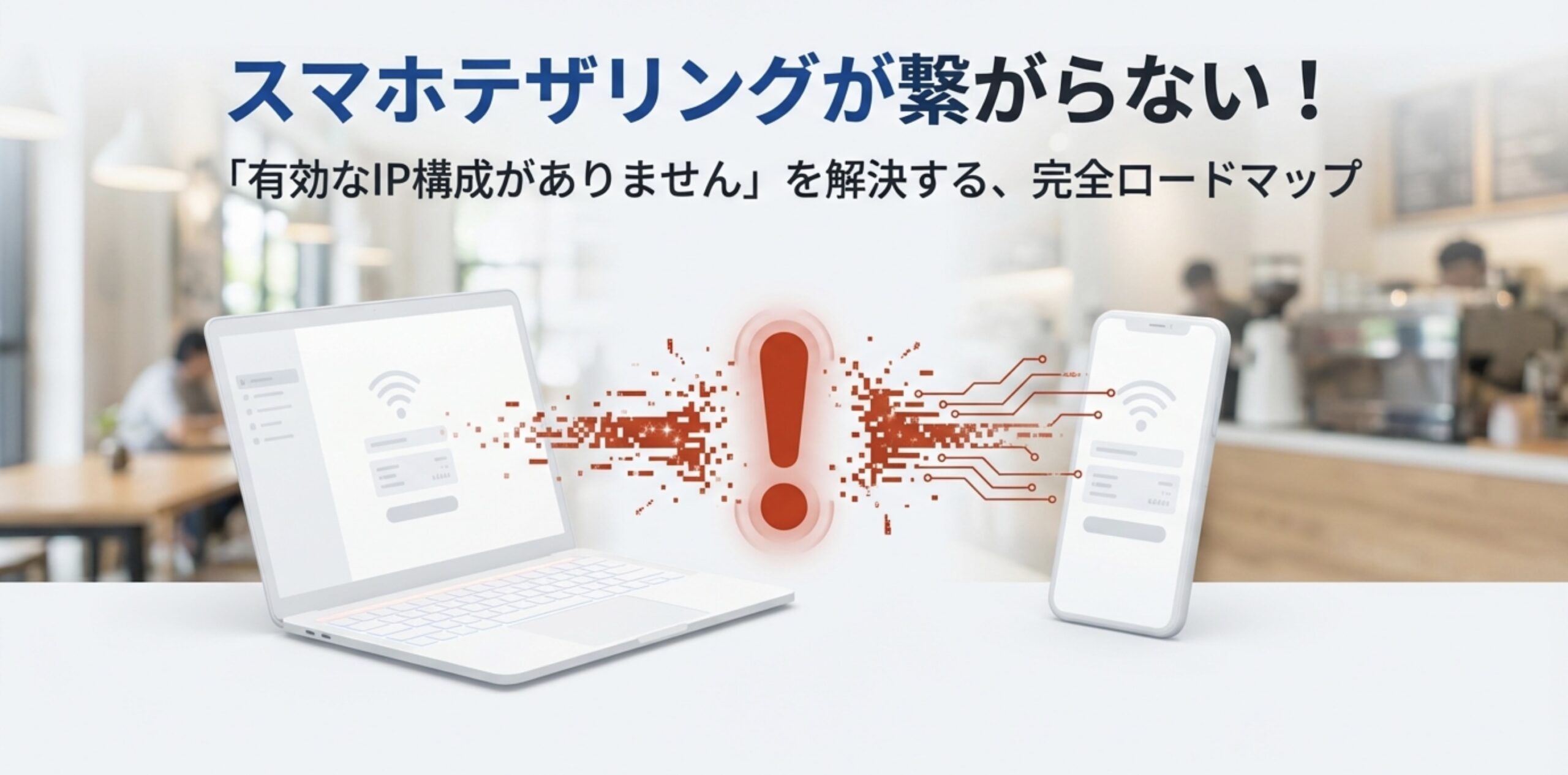 テザリングのIP設定エラー解決法！繋がらない原因と対処手順