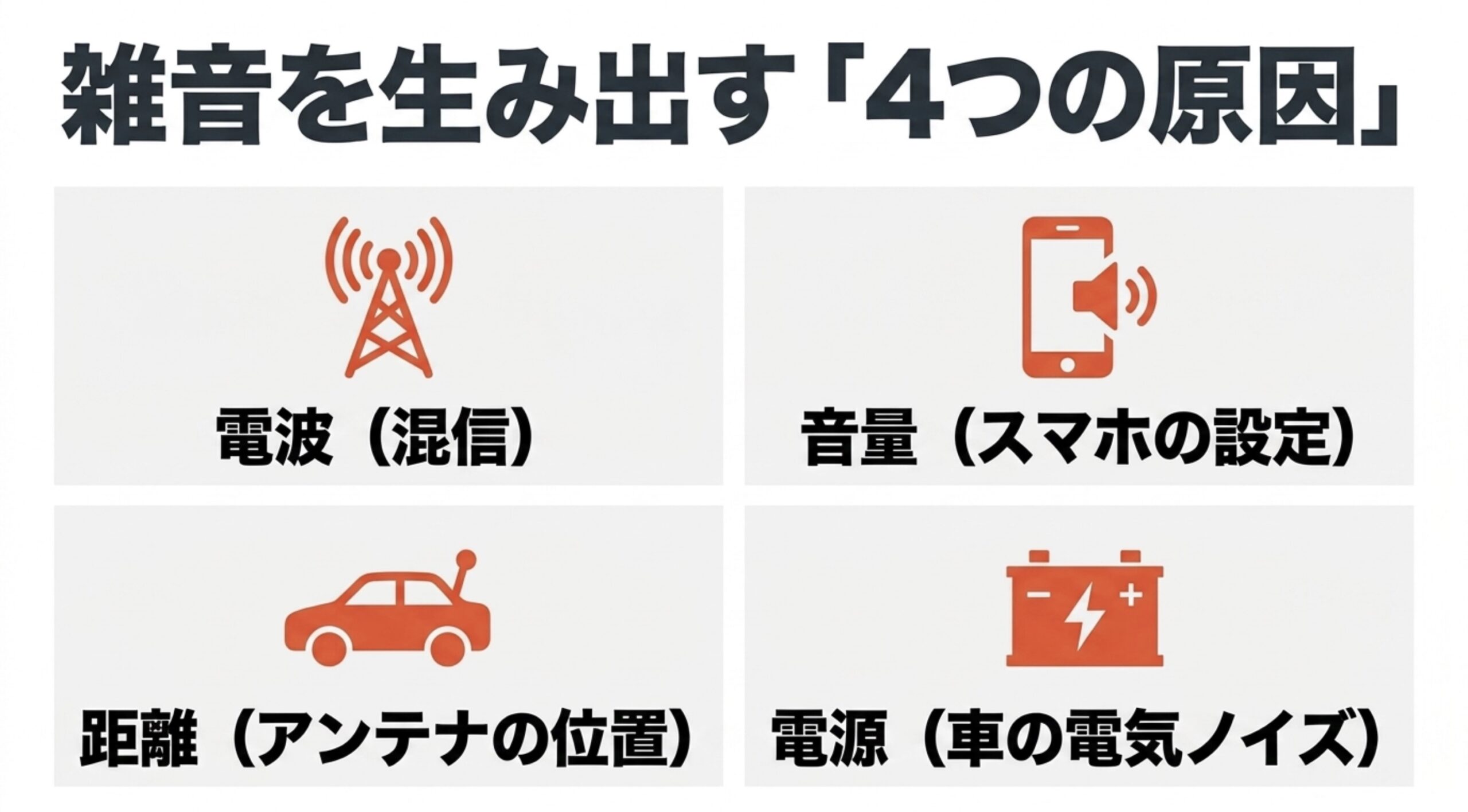 ノイズのないクリアな音質を引き出すため、スマホ音量をMAXから2〜3段階下げる鉄則